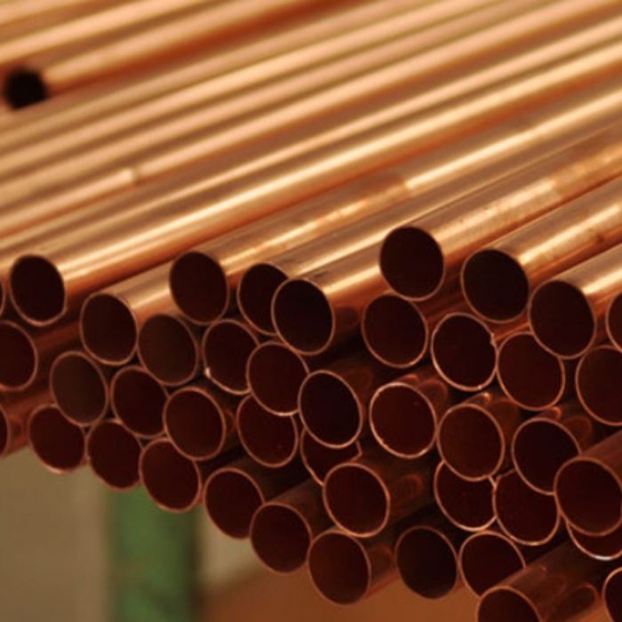 Red Straight Seamless Copper Tube